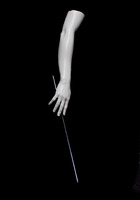 iron, 2017, marmo statuario di carrara e acciaio inox, cm 90x45x20cm